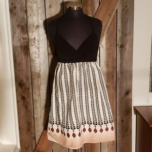 Halter dress with open back